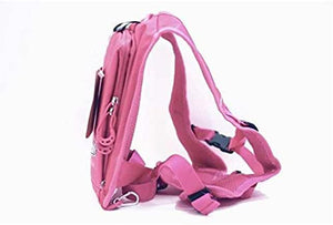 Vrypac Dish Trail (Pink) Backpack accessory for travelers, runners, parkour, athleisure, skateboarders