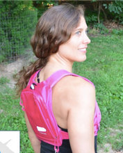 Load image into Gallery viewer, Vrypac Dish Trail (Pink) Backpack accessory for travelers, runners, parkour, athleisure, skateboarders